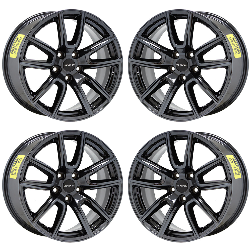 20" Dodge Durango SRT Black Chrome wheels rims Factory OEM set 2626