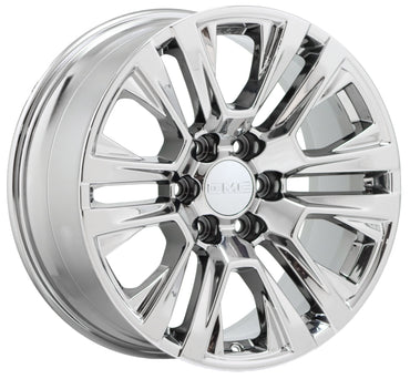 20" GMC Sierra Yukon 1500 Bright Chrome wheels rims Factory OEM set 5917