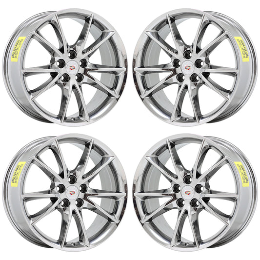 20" Cadillac XTS Bright Chrome wheels rims Factory OEM GM set 4698