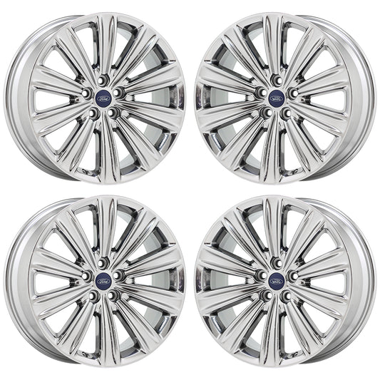 20" Ford Explorer Bright Chrome wheels rims Factory OEM set 10269