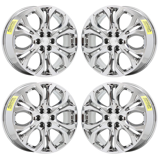 20" Buick Enclave Bright Chrome wheels rims Factory OEM 2018-2021 set 5851