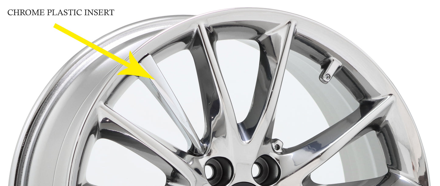 20" Cadillac XTS Bright Chrome wheels rims Factory OEM GM set 4699 EXCHANGE