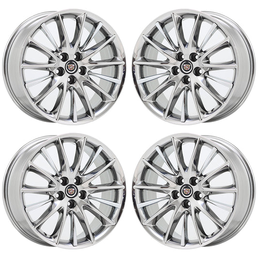 20" Cadillac XTS Bright Chrome wheels rims Factory OEM GM set 4699 EXCHANGE