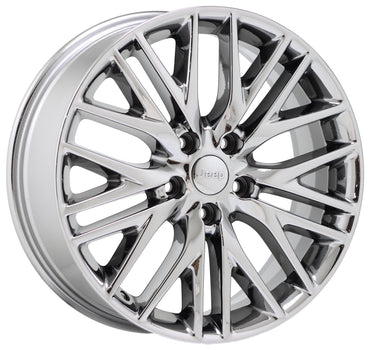 20" Jeep Grand Cherokee Summit Bright Chrome wheels rims Factory OEM set 9170