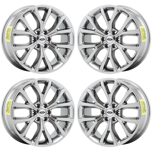 22" Ford Expedition Bright Chrome wheels rims Factory OEM set 10145 EXCHANGE
