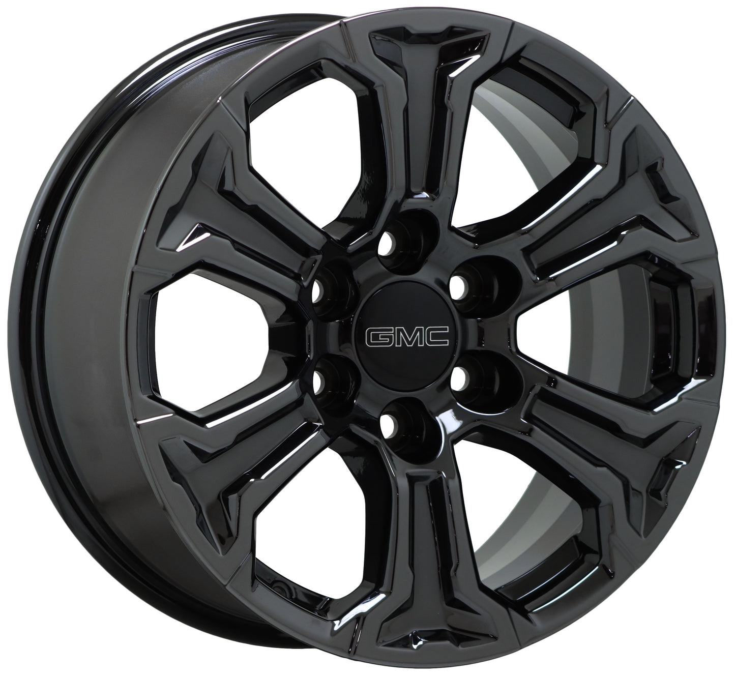 18" GMC Sierra Yukon 1500 Black Chrome wheels rims Factory OEM set 5910