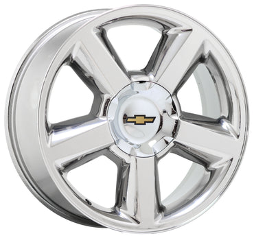 20" Avalanche Silverado Tahoe Suburban Bright Chrome wheels Factory OEM 5308