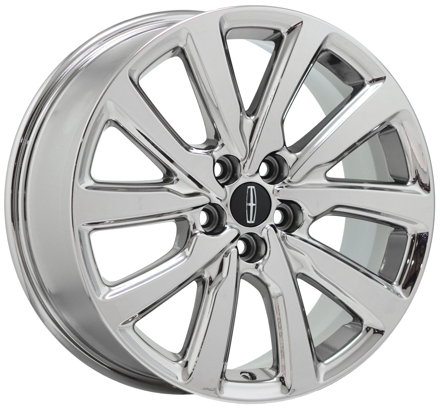 18" Lincoln Continental Bright Chrome wheels rims Factory OEM 10087 EXCHANGE