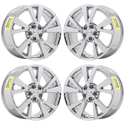 18" Nissan Maxima Bright Chrome Bright wheels rims Factory OEM set 4 62721