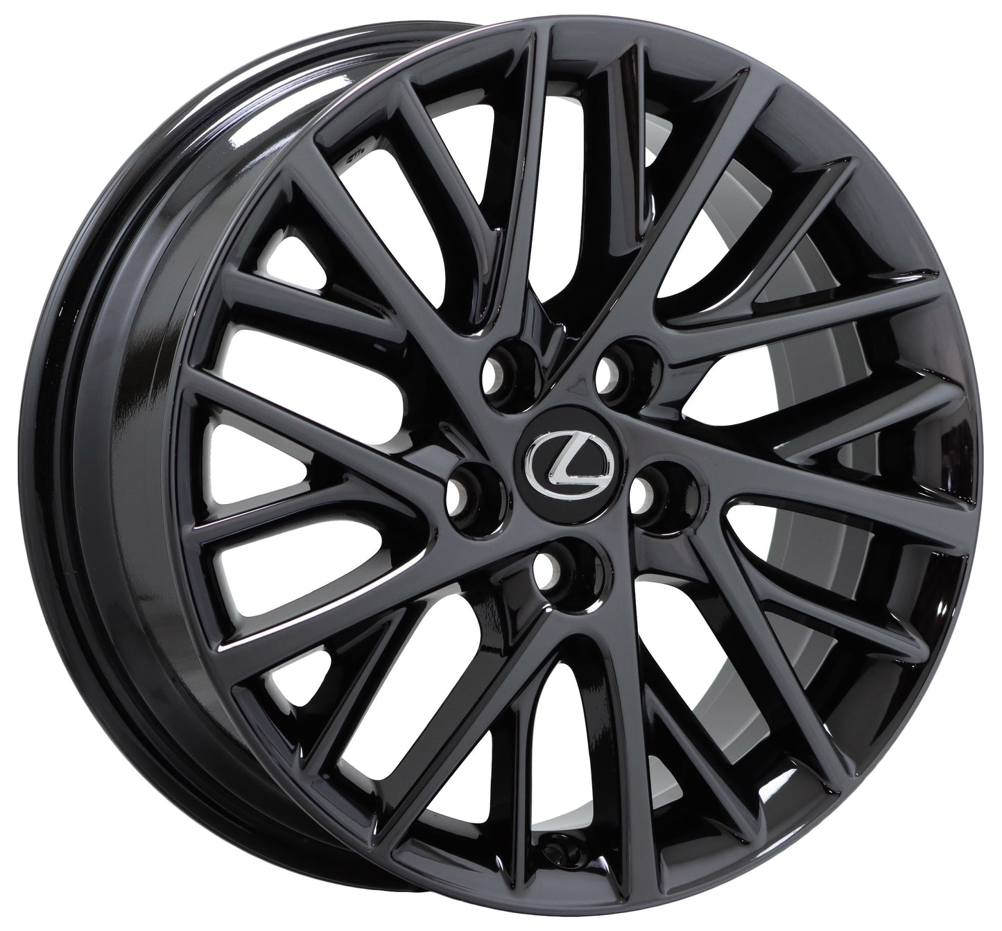 17" Lexus ES350 Black Chrome wheels rims Factory OEM set 74332 EXCHANGE