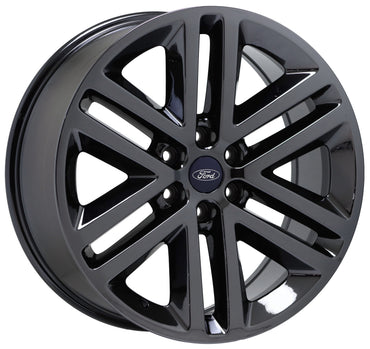 22" Ford F150 Expedition Black Chrome wheels rims Factory OEM set 3993