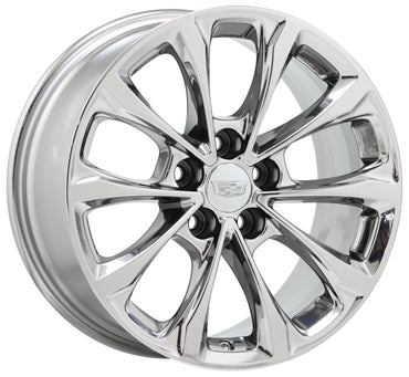 18" Cadillac CT5 CTS Premium Luxury Bright Chrome wheels rims OEM set 4837