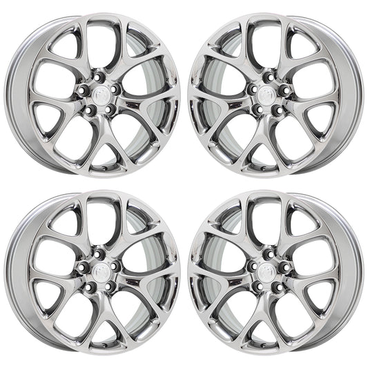 20" Buick Regal GS Bright Chrome wheels rims Factory OEM set 4109