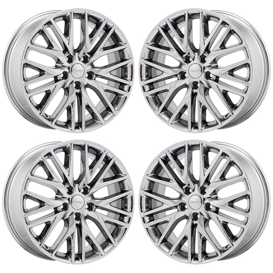 20" Jeep Grand Cherokee Summit Bright Chrome wheels rims Factory OEM set 9170