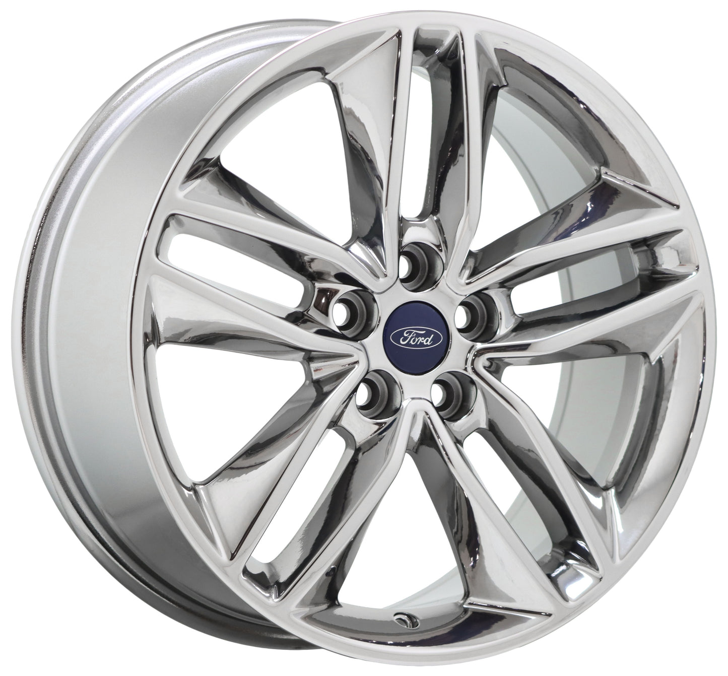 18" Ford Edge Bright Chrome wheels rims Factory OEM set 10043 EXCHANGE