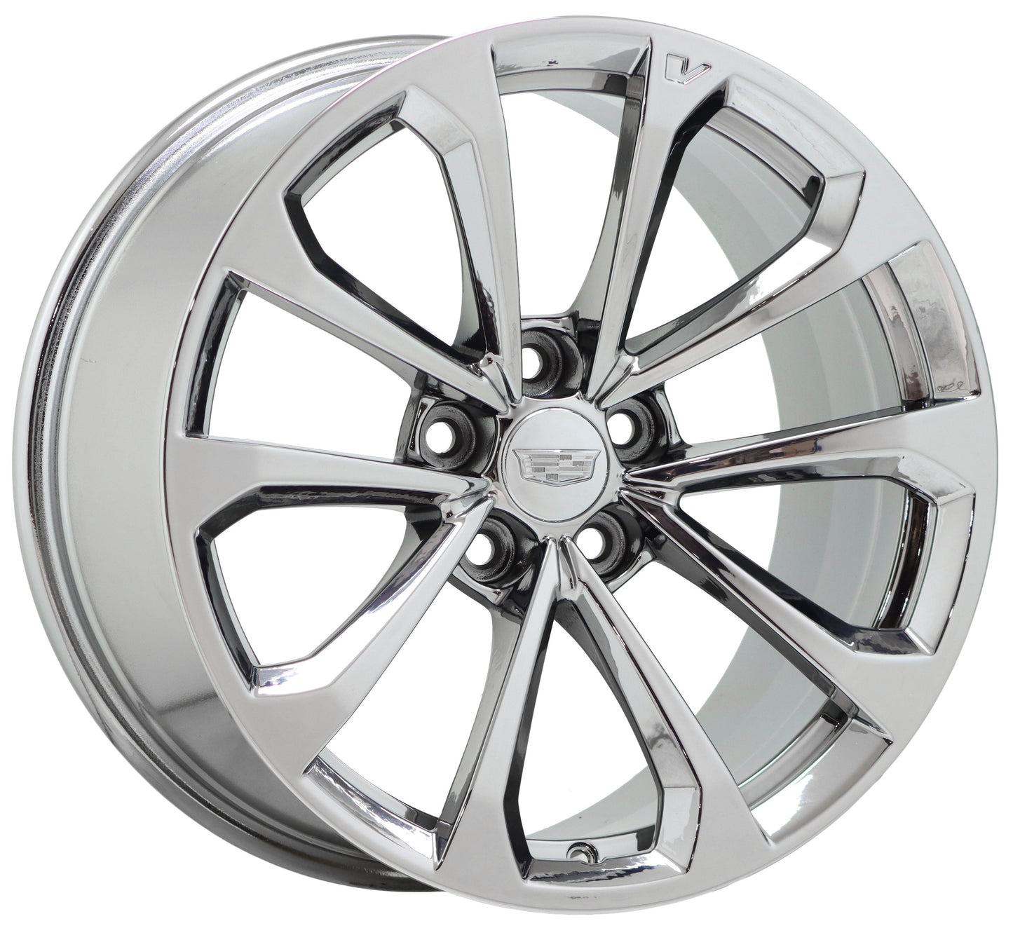 18x9" 18x9.5" Cadillac ATS-V Coupe Bright Chrome wheels Factory OEM 4766 4768