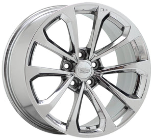 EXCHANGE 18x9 18x9.5 Cadillac ATS-V PVD Chrome wheels Factory OEM GM 4766 4768
