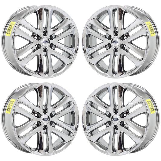 22" Ford F150 Truck Platinum Bright Chrome wheels rims Factory OEM set 3918