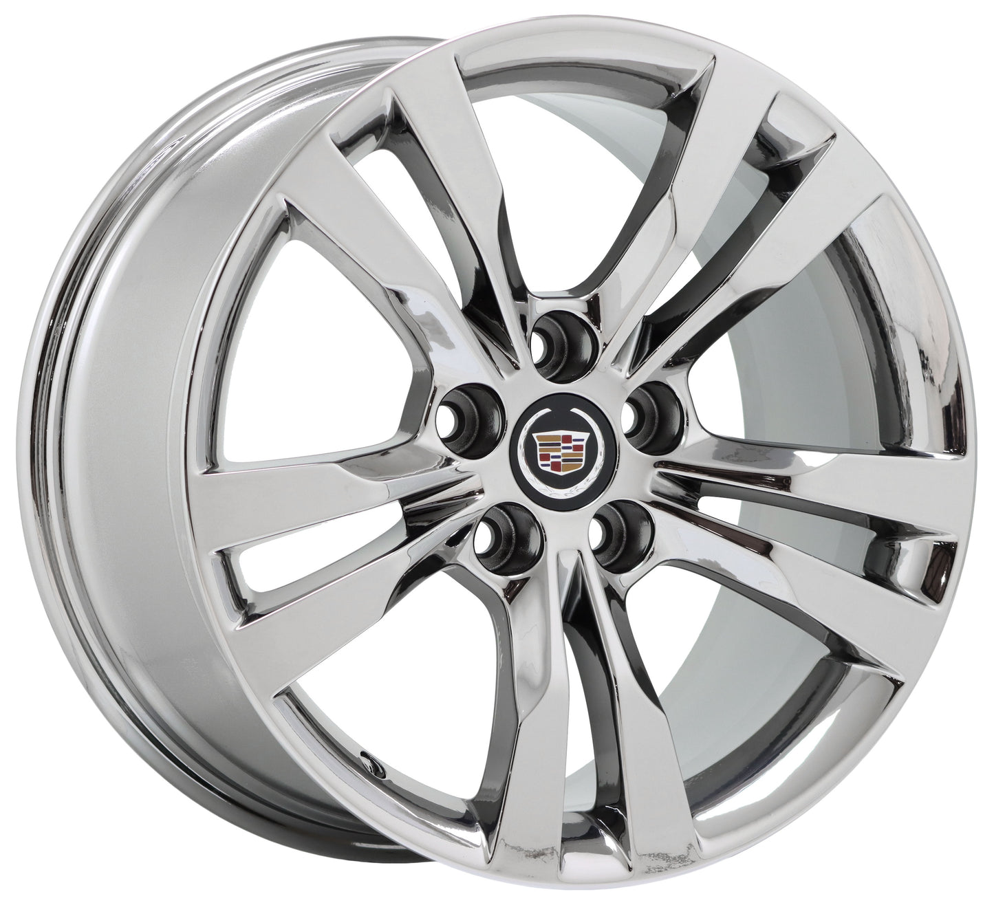 18x8.5 18x9.5 Cadillac CTS V-Sport Bright Chrome wheels Factory OEM 4717 4719