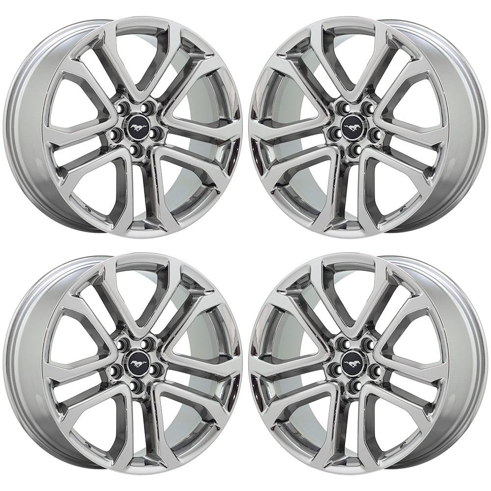 20" Ford Mustang GT Bright Chrome wheels rims Factory OEM set 10167 EXCHANGE