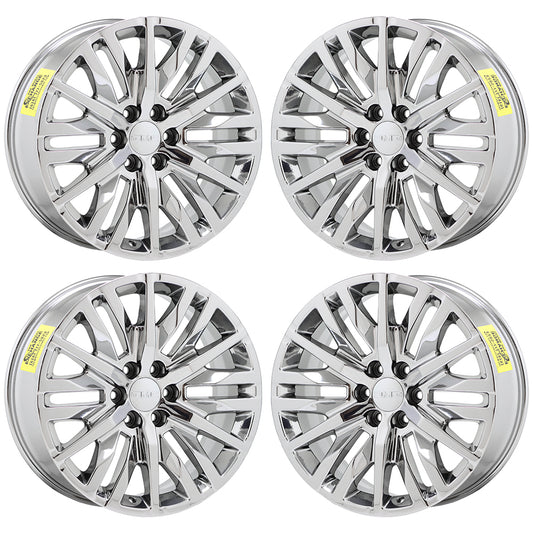 22" Chevrolet Silverado 1500 Truck Bright Chrome wheels rims OEM 5921 EXCHANGE