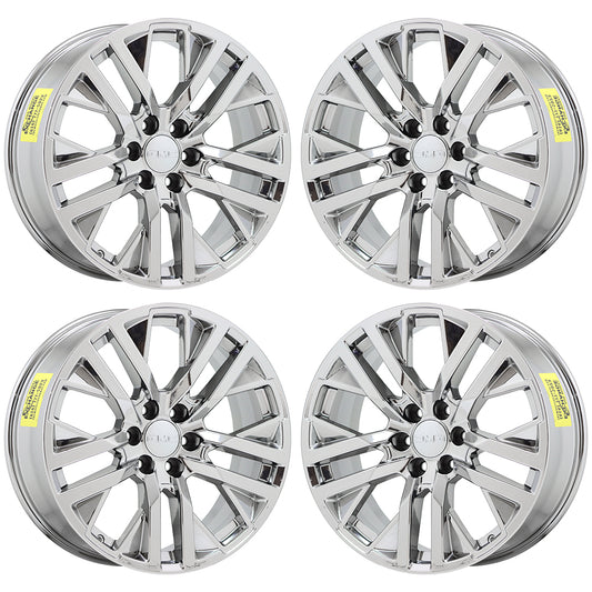 22" GMC Sierra 1500 Yukon Bright Chrome wheels rims Factory OEM 5903 EXCHANGE