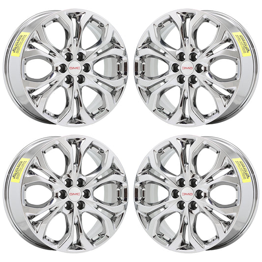 20" GMC Acadia Bright Chrome wheels rims Factory set 5851 EXCHANGE