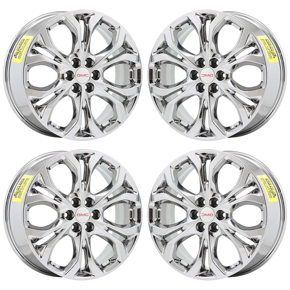 20" GMC Acadia Bright Chrome wheels rims Factory GM set 5851