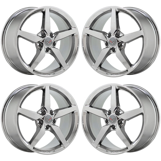 18" 19" Chevrolet Corvette Stingray C7 Chrome wheels rims OEM 5632 5638 EXCHANGE