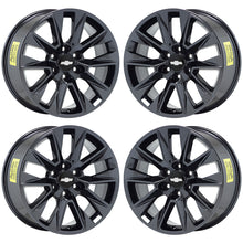 Load image into Gallery viewer, EXCHANGE 20&quot; Chevrolet Silverado 1500 Black Chrome wheels rims Factory OEM 5919
