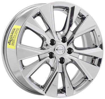 18" Nissan Murano Bright Chrome wheels rims Factory OEM 2015-2021 set 4 62706