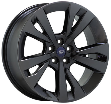 20" Ford Explorer Black Chrome wheels rims Factory OEM set 10267