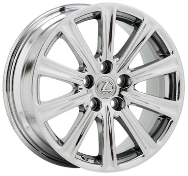 17" Lexus NX200 NX300 NX300H Bright Chrome wheels rims Factory OEM set 4 74326