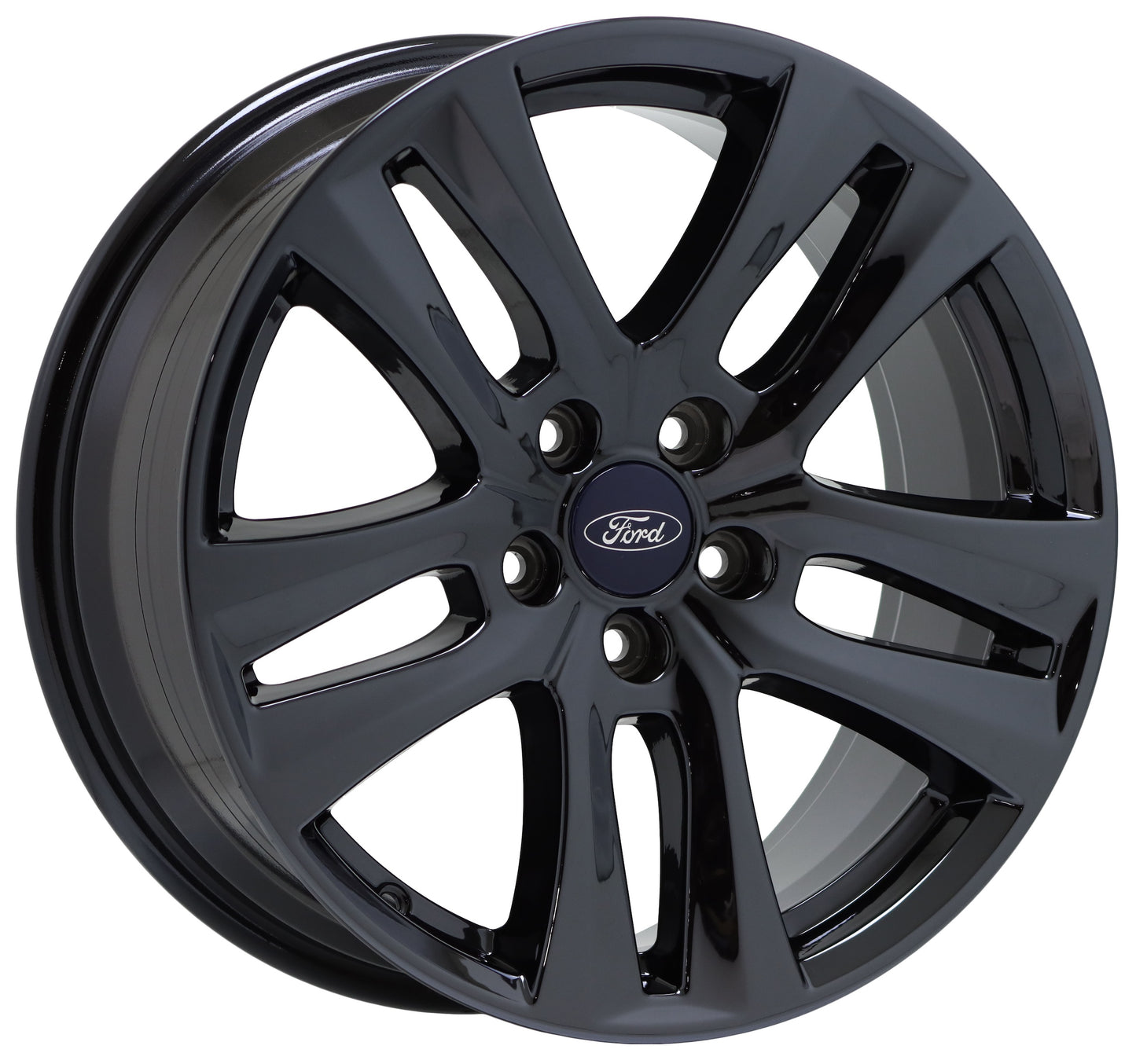 18" Ford Explorer Black Chrome wheels rims Factory OEM set 10182 EXCHANGE