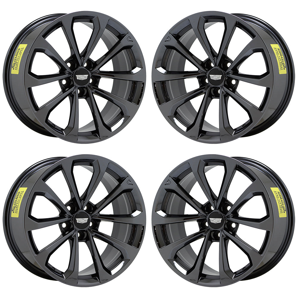 19x9.5" 19x10" Cadillac CTS-V Black Chrome wheels Factory OEM 4752 4754 EXCHANGE