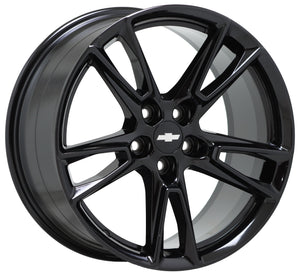 20" Chevrolet Camaro SS Black wheels rims Factory OEM set 4 5872 5875