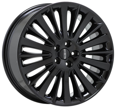 19" Lincoln MKZ Gloss Black wheels rims Factory OEM set 4 3955