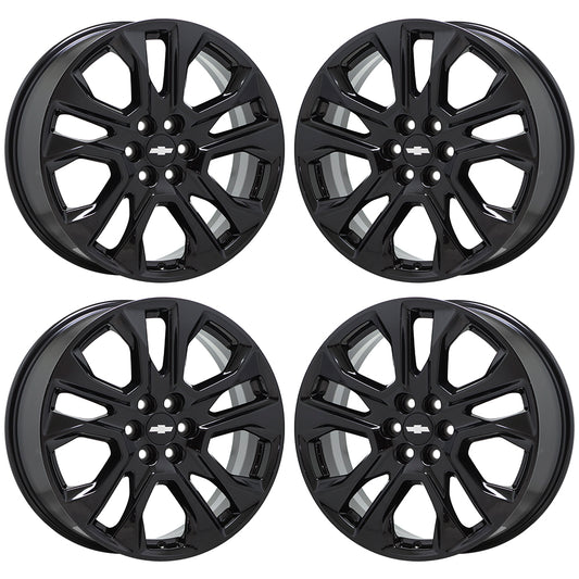 20" Chevrolet Traverse Gloss Black wheels rims Factory OEM set 5848 EXCHANGE