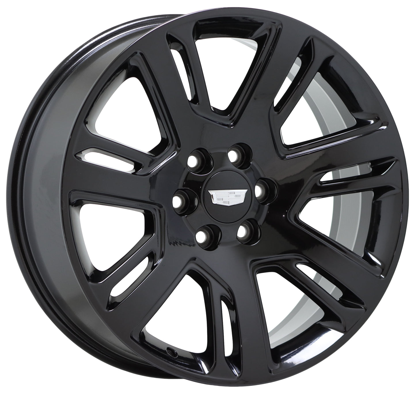 22" Cadillac Escalade Gloss Black wheels rims Factory OEM set 4738 EXCHANGE