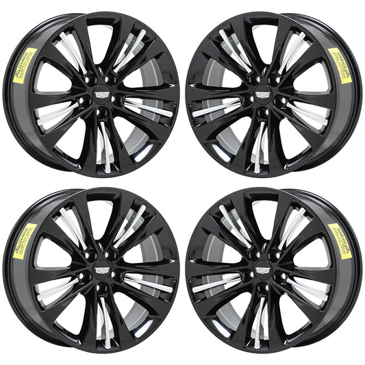 20" Cadillac CT6 Gloss Black wheels rims Factory OEM set 4764 EXCHANGE