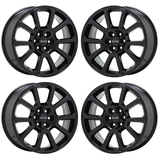 20" Colorado Canyon Truck Gloss Black wheels rims Factory OEM set 5793