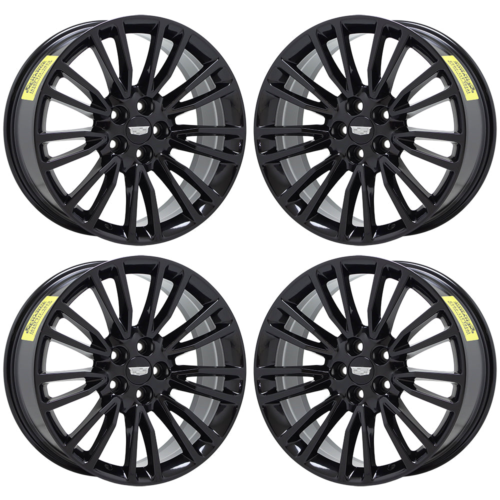 20" Cadillac CT6 Gloss Black wheels rims Factory OEM set 4765 EXCHANGE