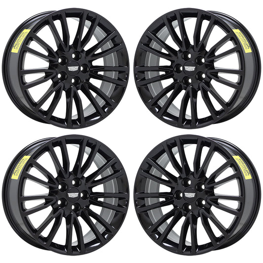20" Cadillac CT6 Gloss Black wheels rims Factory OEM set 4765 EXCHANGE