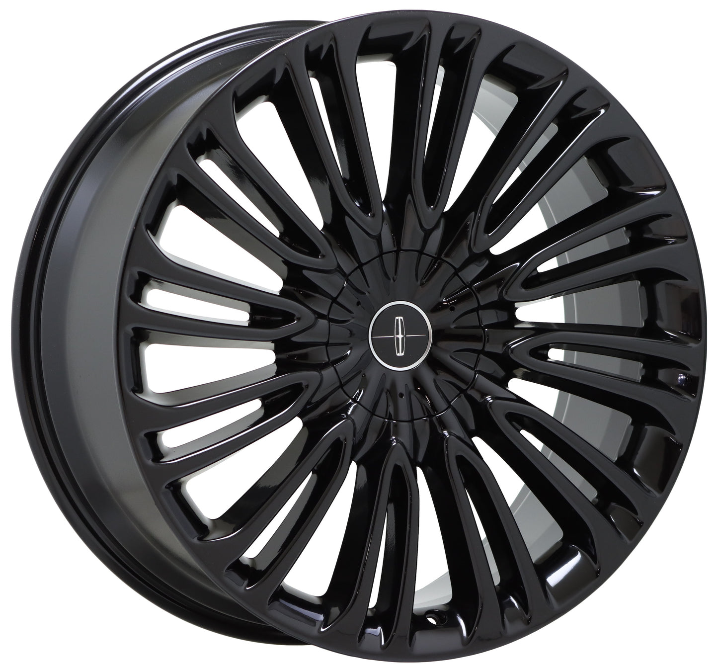 22" Lincoln Aviator Gloss Black wheels rims Factory OEM set 10242 EXCHANGE