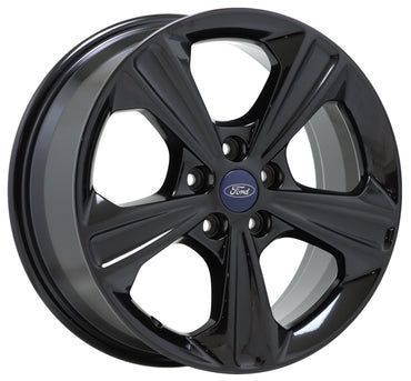 17" Ford Escape Gloss Black wheels rims Factory OEM set 3943
