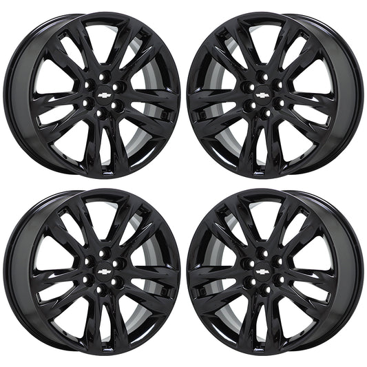 20" Chevrolet Traverse Gloss Black wheels rims Factory OEM GM set 5847 EXCHANGE