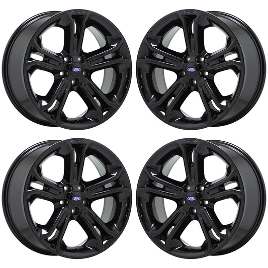 20" Ford Explorer Sport Gloss Black wheels rims Factory OEM set 4 3949 EXCHANGE