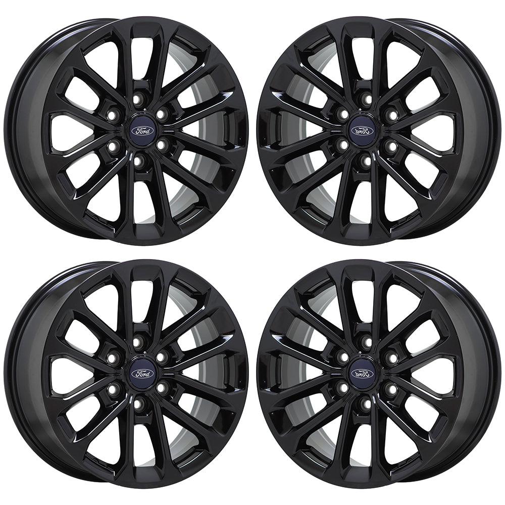 18" Ford F150 Truck Gloss Black wheels rims Factory OEM 2018-2020 set 10169