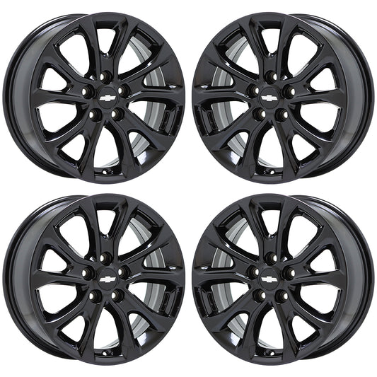 17" Chevrolet Equinox Gloss Black wheels rims Factory OEM set 5829