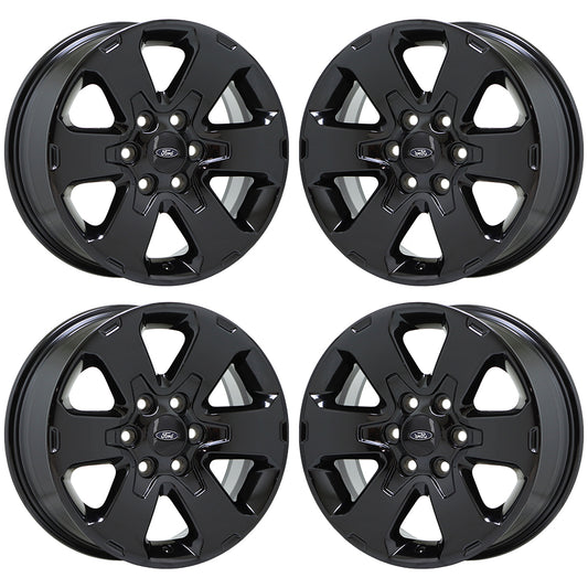18" Ford F150 FX4 Truck Gloss Black wheels rims Factory OEM set 4 3832